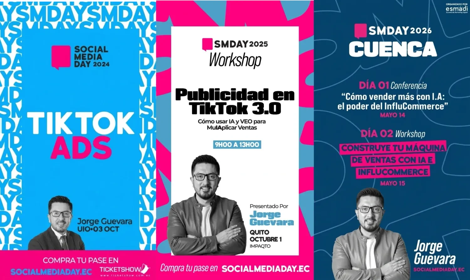Participaciones de Jorge Guevara en Social Media Day Ecuador